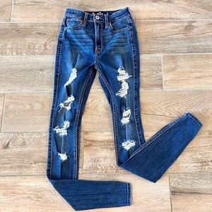Hollister Distressed Jean Denim Size 23 00R